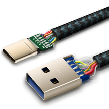 USB 2.0 TYPE-C 内蔵 E-Marker チップ急速充電ケーブル