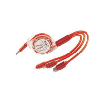 KL-4015 3-in-1 巻き取り式 USB 充電ケーブル